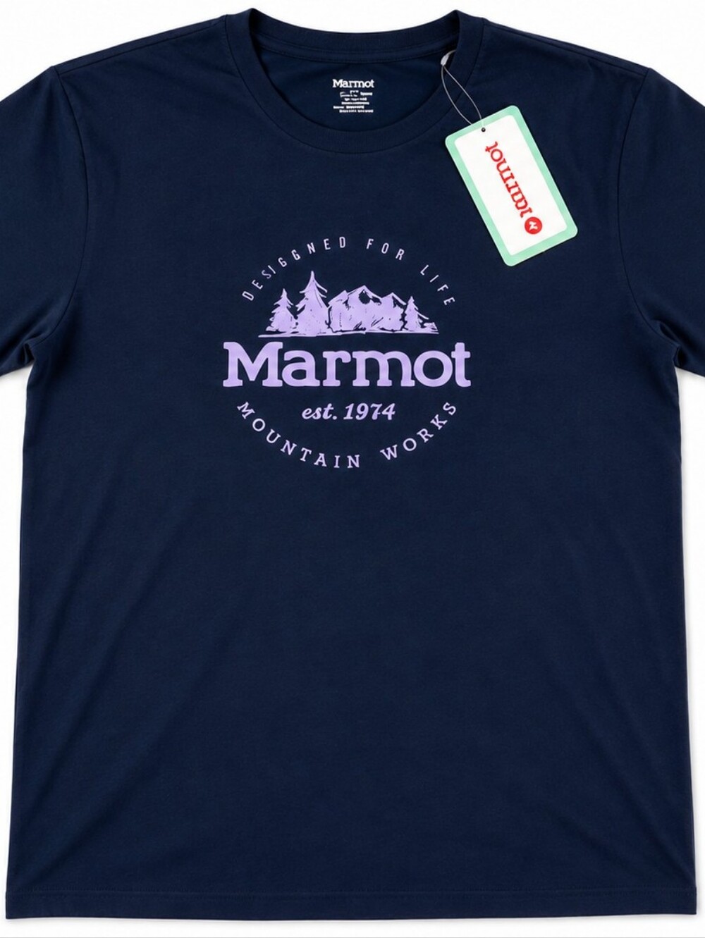Marmot Women’s Culebra Peak Tee XL Arctic Navy NWT